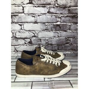 Converse Unisex Jack Purcell Brown Leather Sneakers Shoes Men’s Sz 9M US/42.5EU